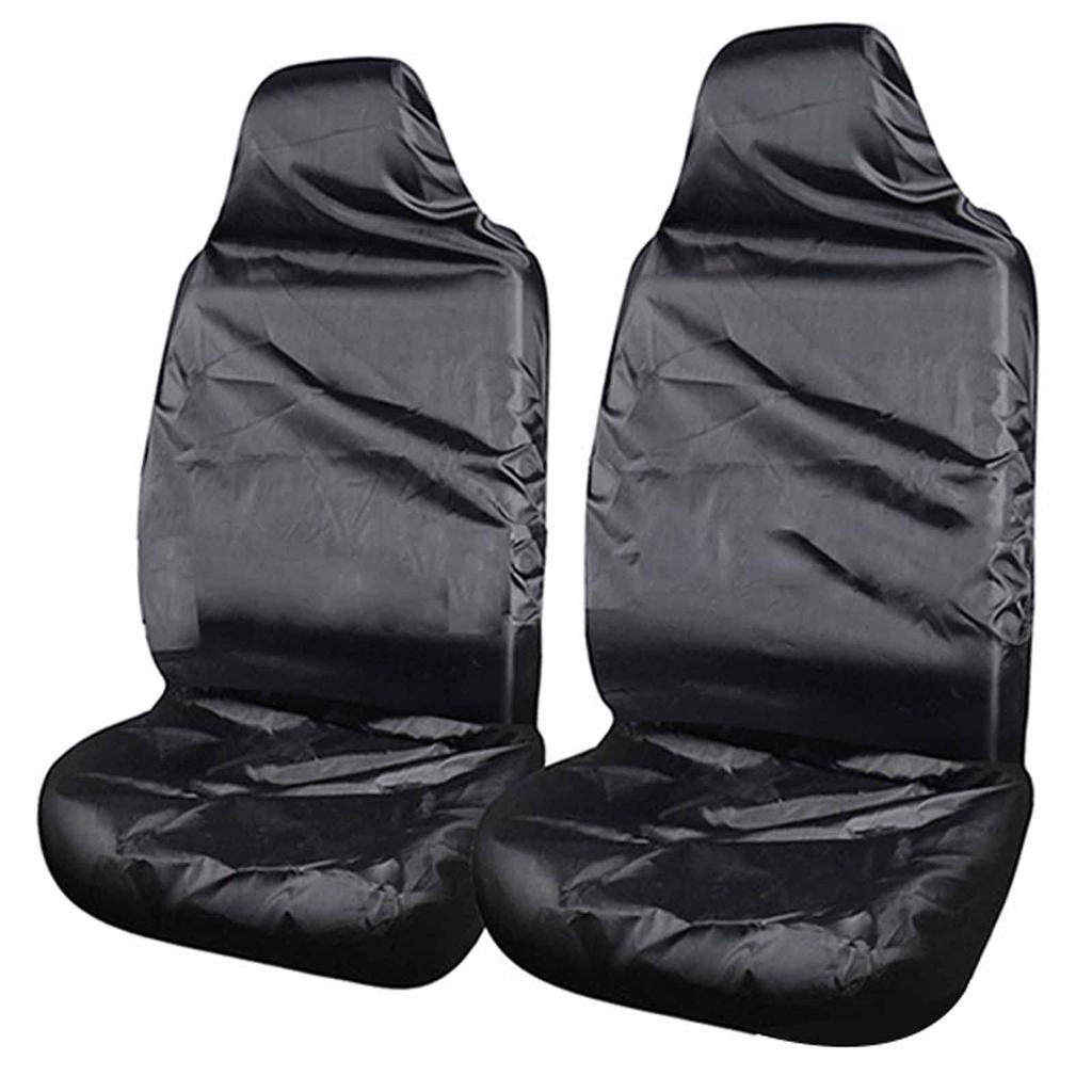 Waterproof Seat Covers, Set of 2, Apron Type, Car Seat Cover, For Regular Cars,