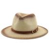 Винтажная Панама, мужская соломенная шляпа-федора, мужская шляпа от солнца, женская летняя пляжная шляпа в британском стиле, шапка в стиле джаз-трилби, сомбреро