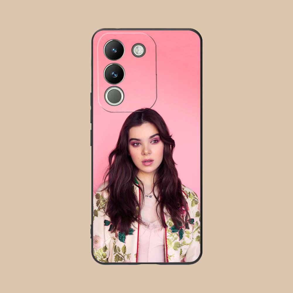 Матовый ТПУ чехол для мобильного телефона Hailee Steinfeld для VIVO V60 V50 V40 V30 V29 V27 V25 V23 Pro Lite 5G Цветная печать