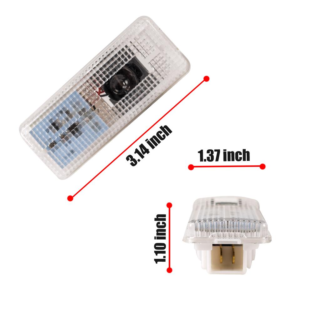 2026 Hot Car Sticker 2pcs LED Ghost Shadow Projector Car Door Light Custom Laser For Peugeot 407 2004 2005 2006 2007 2008-2012 F