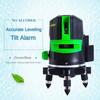 2/3/5 Линейный Перезаряжаемый Самонивелирующийся Спиртовой Уровень На Открытом Воздухе Горизонтальный Вертикальный Крестовой Измерительный Инструмент 195 * 135 мм Зеленый Свет Лазерный Уровень