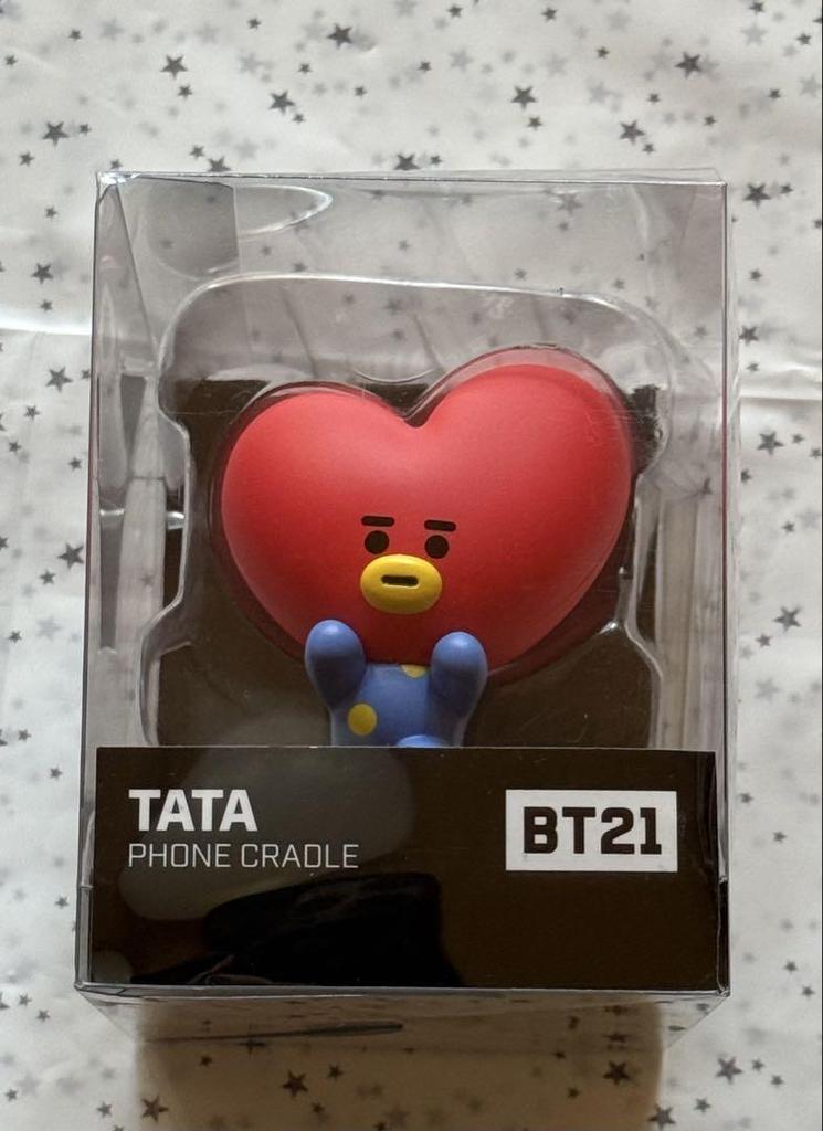 [Б/У] BT21 TATA брелок-подушка и другой набор из 10 штук BTS V