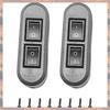 2025 Trend Black Duplex Switch Straight-Through Rocker Switch Suitable For Dual-Control Desk Lamp