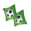 2Pcs Sports Ball Pattern Style Cushion Cover Couch Sofa Pillow Case Pillowcase for Home DecorationFootball