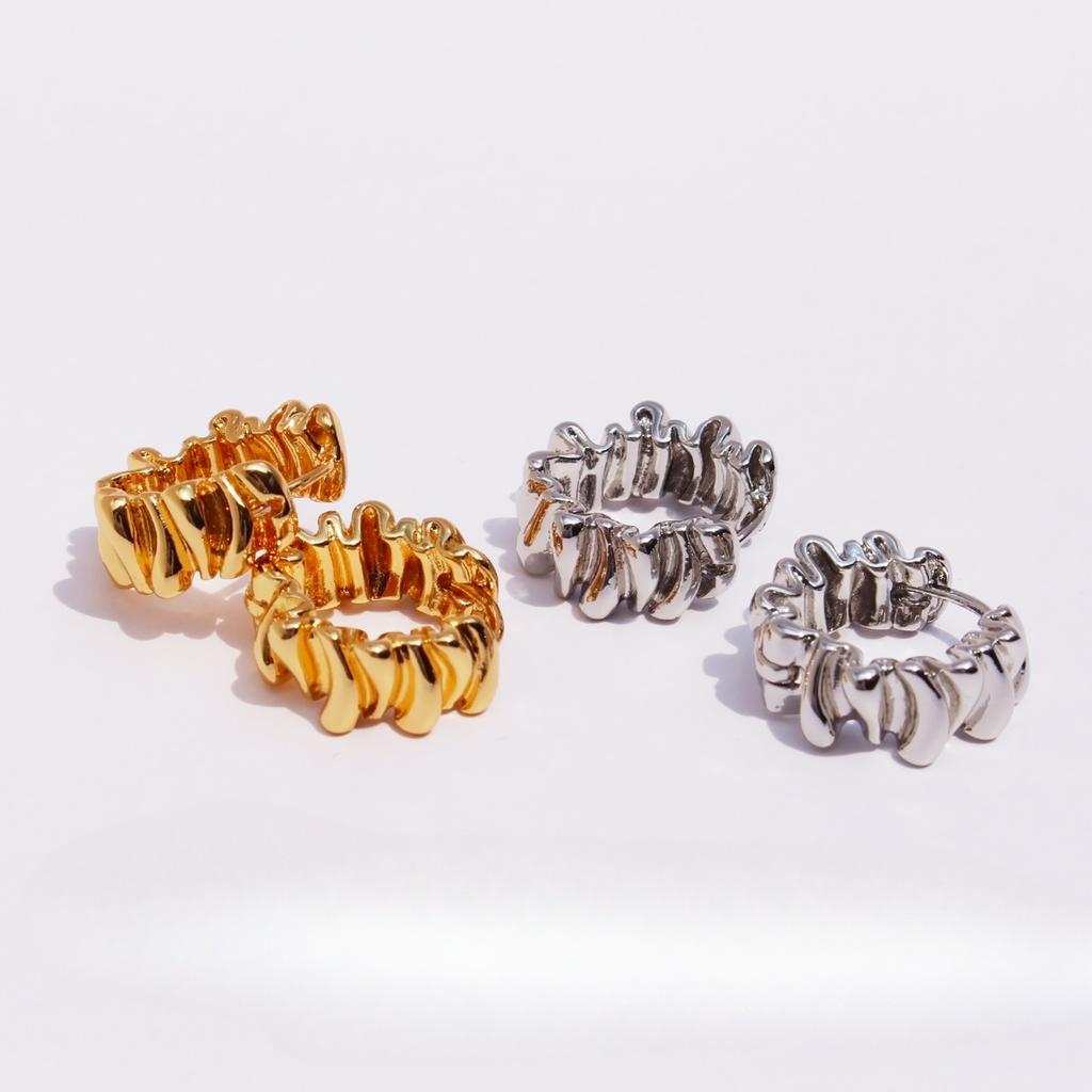 Уникальный дизайн, серьги-кольца с лентой, женские индивидуальные модные трендовые серьги, пряжки для ушей в стиле «холодный тренд» 566