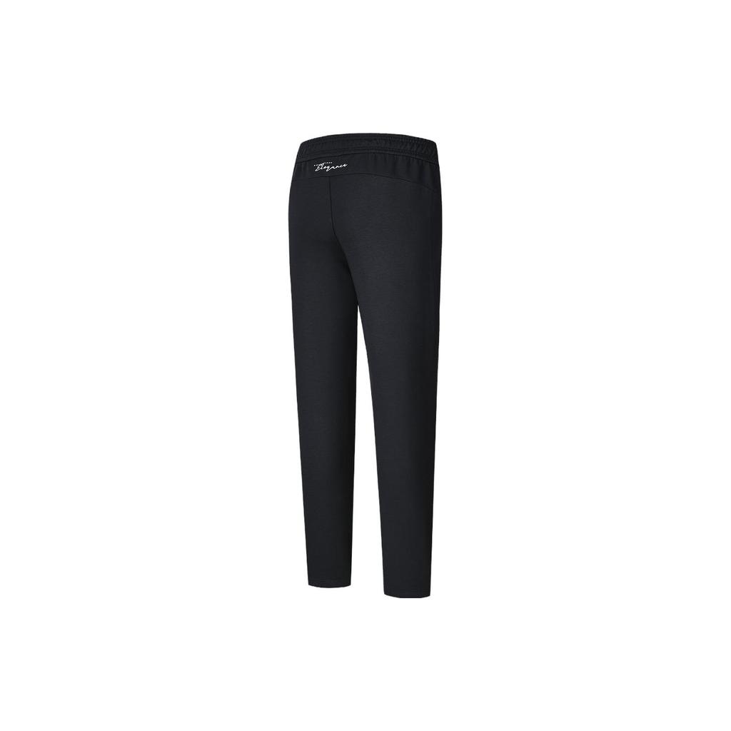 New FILA Knitted Sweatpants Women's Pitch Black A11W341606FBK