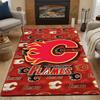 Ковер Calgary Flames NHL с узором, нескользящий коврик, подходит для гостиной и спальни, под диваны