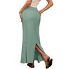 Women's Summer Maxi Skirt Drawstring Casual Skirts