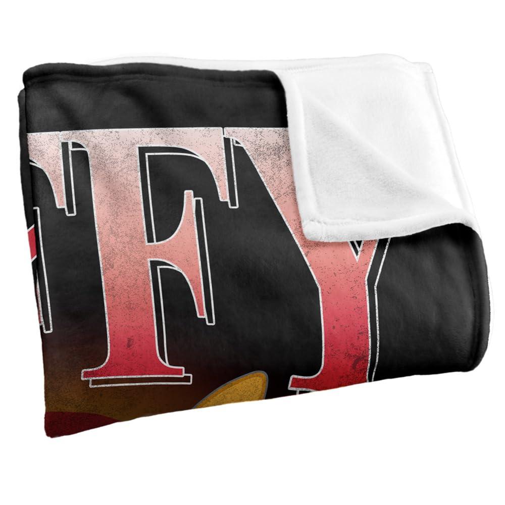 Looney Tunes Daffy Duck Bootleg Soft Touch Blanket