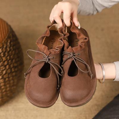 Модные весенне-осенние туфли на плоской подошве с круглым носком, слипоны из полиуретана, простые, универсальные, с плиссированной отделкой, женская обувь, спортивные туфли