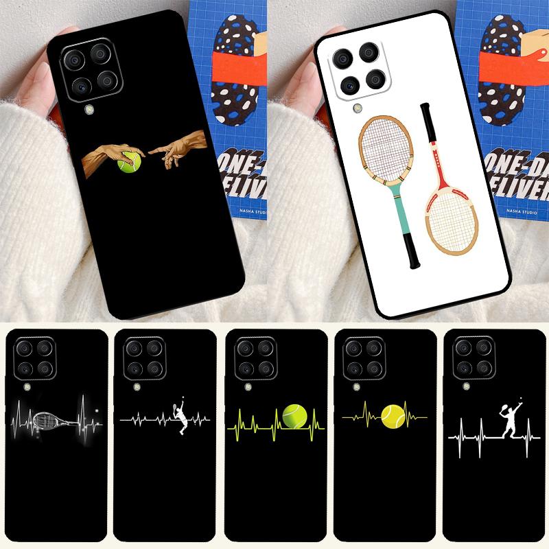 Tennis Ball Rackets For Samsung Galaxy M16 M06 M12 M55 M15 M35 M14 M34 M54 M11 M21 M31 M13 M33 M53 M32 M52 Case