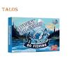 Рождественский адвент-календарь 2024 года, набор рыболовных снастей, обратный отсчет на 24 дня, рыболовные приманки, ежедневные рыболовные снасти с приманками, крючки, аксессуары