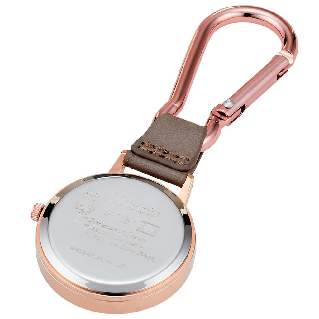 [Fieldwork] Pocket Watch Carabiner Watch Analog Furka Mimosa Gray GY050P-4 Women's