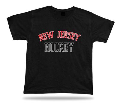 New Jersey Hockey NJ USA Winter Ice Apparel Design T‑Shirt