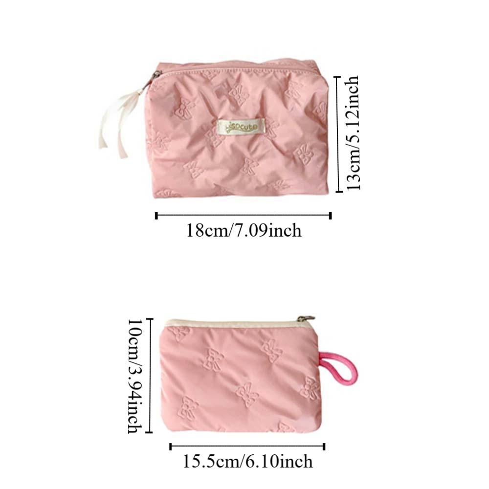 Косметичка-бант, корейская Y2K, бант, кошелек для монет, милый бант, сумка для канцелярских принадлежностей, для школы/офиса