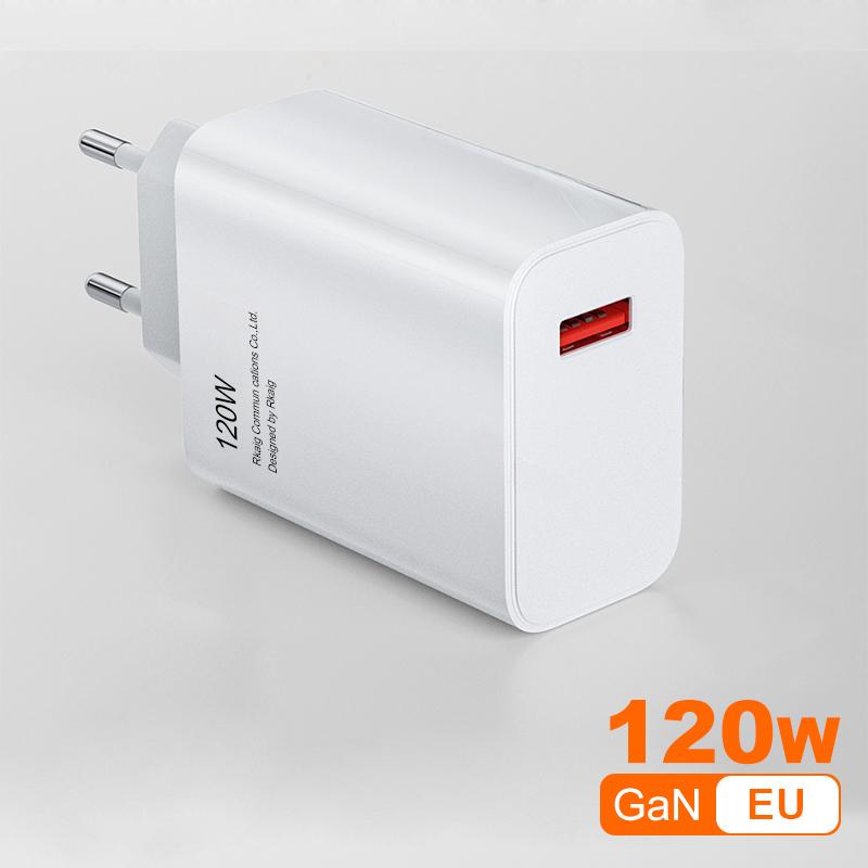 USB-зарядное устройство со сверхбыстрой зарядкой 120 Вт для Xiaomi Mi Civi 11t 12t 13 Pro Redmi Note 12 Pro A1 A2 Poco X5 F4 GT Type C, зарядный кабель