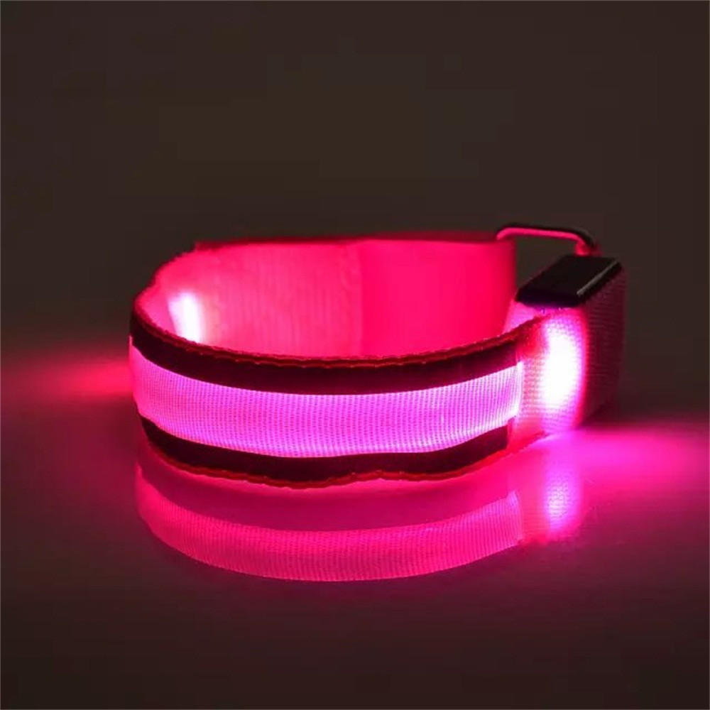 (Joy choose)Reflective LED Light Arm Armband Strap Safety Belt For Night Running Cycling