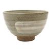 Mino Ware Matcha Bowl, Karatsu White Brush, Made In Japan, 505-44