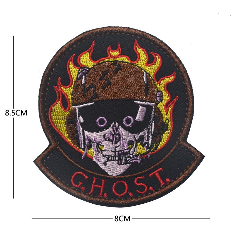 Нашивки-липучки Taifeng Ghost Mask с вышивкой для Call of Duty, Morale