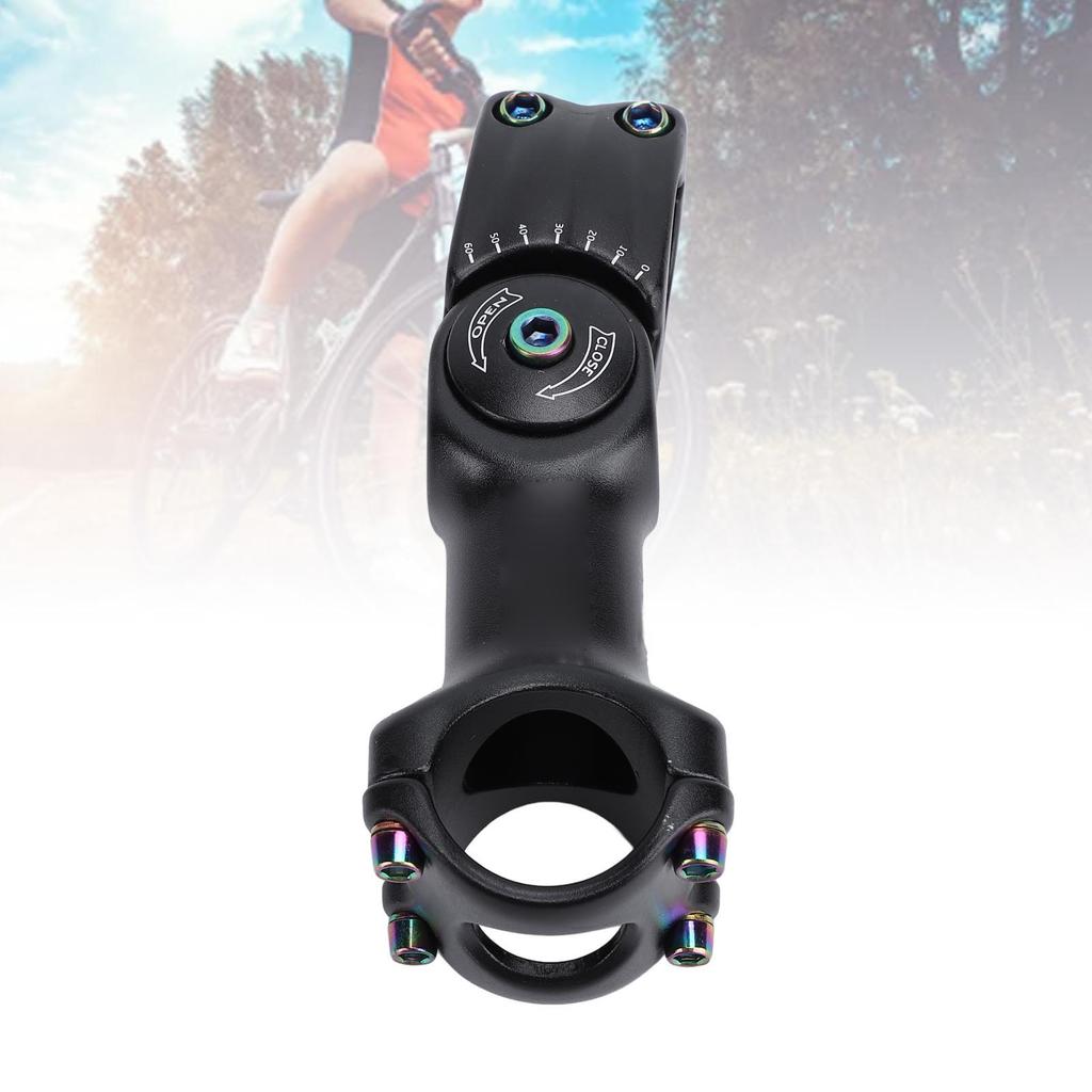 Adjustable Handlebar Stem 110mm Lightweight CNC Aluminum Alloy Mountain Cycle Stem for 28.6mm 31.8mm