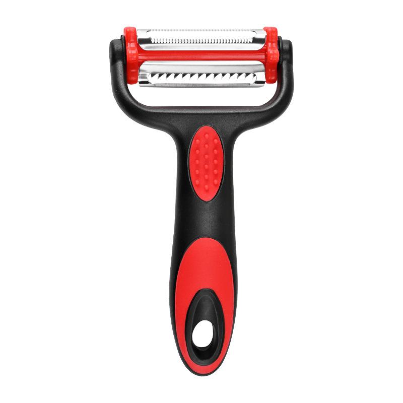 Многофункциональный нож для чистки и терки фруктов и овощей из нержавеющей стали 3 в 1