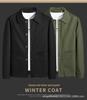 2022 Men's Casual Cotton Jacket - Zipper Stand Collar, Spring/Autumn