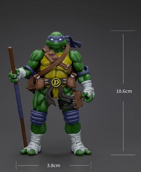 JOYTOY Dark Source Ninja Turtle TMNT Donatello Movable Action Figure JT6304 1/18