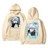 Аниме Магическая битва Сатору Годжо Толстовка с двусторонним принтом Унисекс Оверсайз Унисексга Толстовки Унисекс Женская Повседневная Толстовка