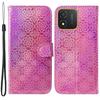 For Honor X5 4G Dazzling Flower Pattern PU Leather Wallet Phone Case Stand Shockproof Cover
