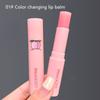 1PC Natural Peach Lip Balm Long-lasting Moisturizing Lipstick Temperature Change Color Lipstick Anti-drying Hydration Lip Care