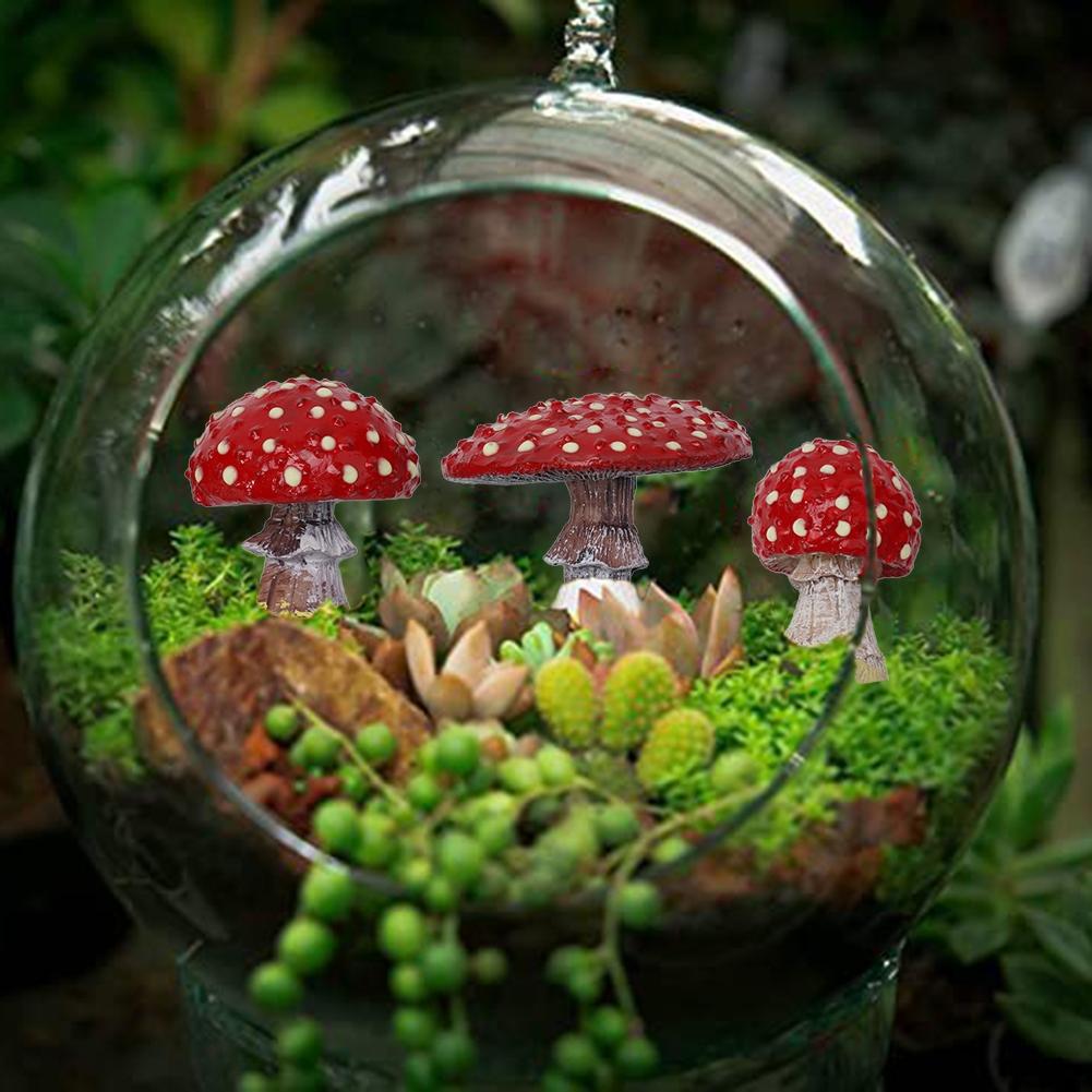 Outdoor Statues Mushroom Decorations Fungi Indoor Decoration