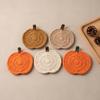 Festive Dining Table Decor Handmade Crochet Pumpkin Coasters, Soft Polyester Coffee Mats, Cushion Autumn Themed Farmhouse Accessories for Kitchen