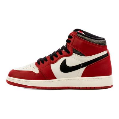 Детские кроссовки Air 1 Retro High OG GS Chicago Lost & Found Red Varsity-Red Black FD1437-612