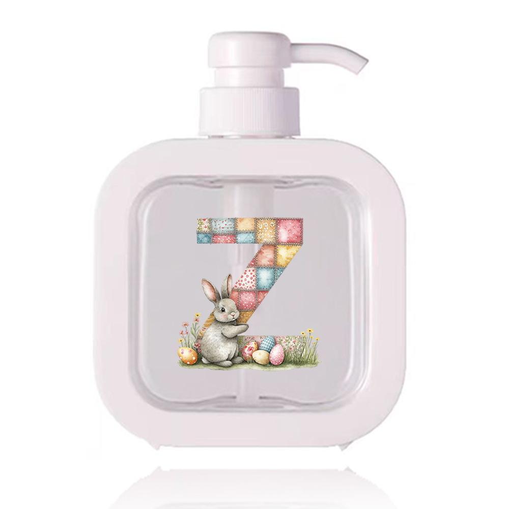 500ml Refillable Lotion Pump Bottle Empty Plastic Dispenser Leakproof Portable for Body Lotion Hand Wash Shower Gel Office Gift