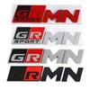 3D металлические буквы GR Sport MN GRMN наклейка на крыло автомобиля, задний багажник, эмблема для RZ RC RS Corolla Camry Prius, аксессуары