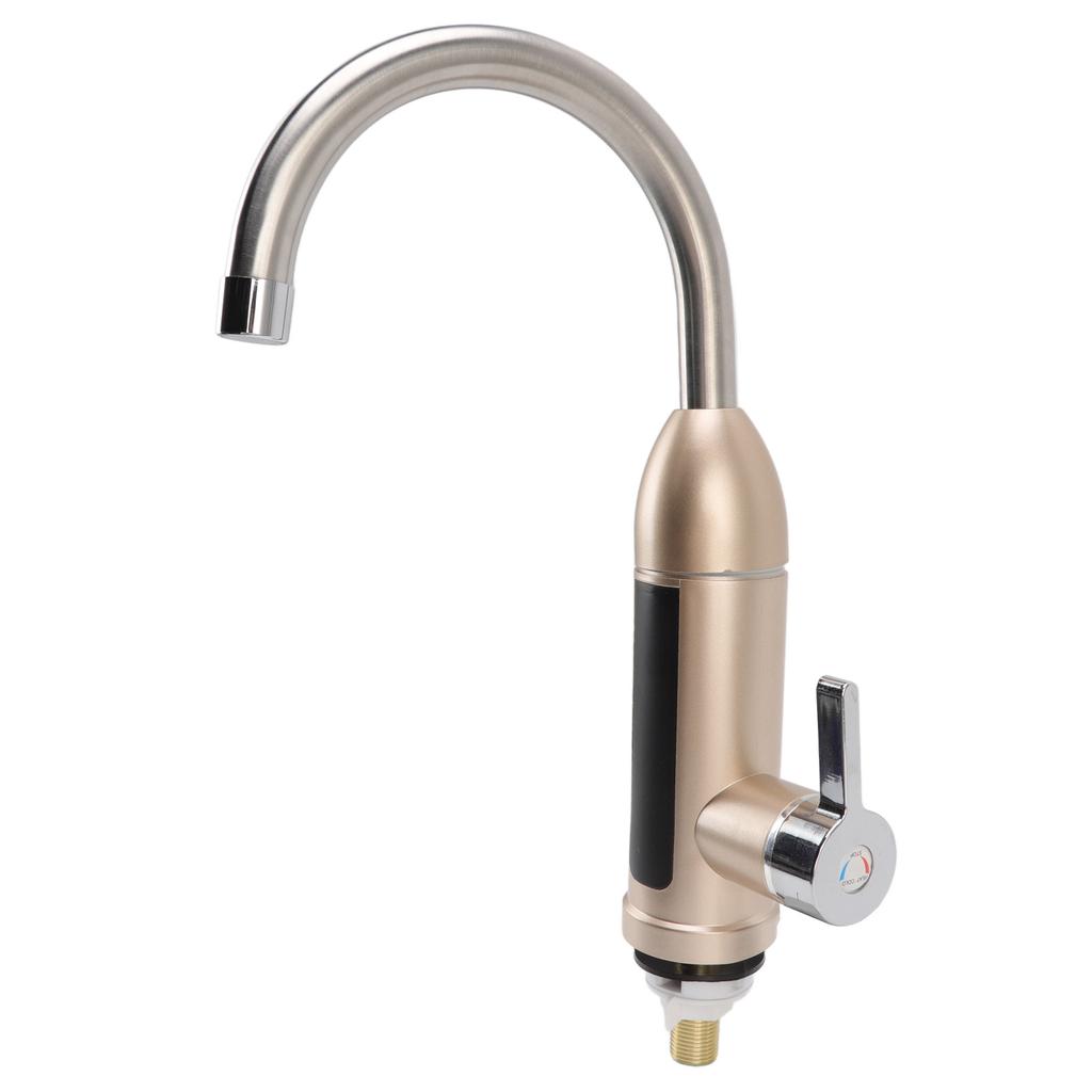 3000W Instant Water Heater Faucet Rotatable Electric Hot Cold Water Tap Stainless Steel Electric