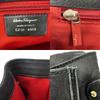 USED Salvatore Ferragamo EX-21 4913 Gancini canvas/leather black SilverMetal