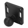 Ball Mount Base 1 Inch Rubber Ball Adapter Aluminum Alloy AMPS Square Plate for Boat Kayak Car