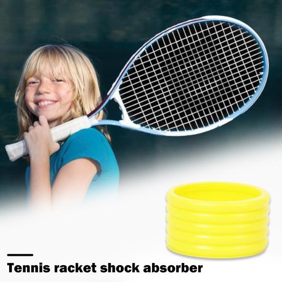 Racquet Sealing Rubber Ring Tennis Handle Grip Ring Wear Resistant Soft Elastic Reusable Colorful Racket Band