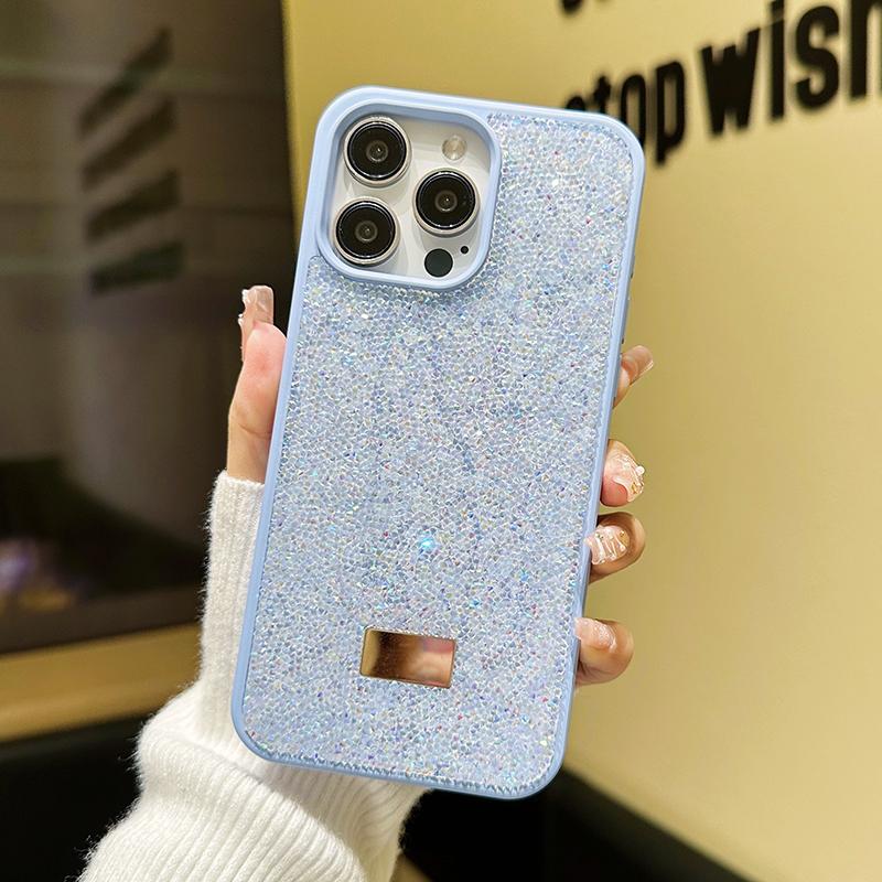 Роскошный блестящий чехол для телефона со стразами для iPhone 16 15 14 13 12 11 Pro Max Plus, стильный женский противоударный чехол