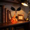 Dragon Book Nook 3D Printed Fire-Breathing Bookshelf Statue, Decor, Fantasy Creative Room Decoration Figurine for Desktop, Unique Gift Lovers