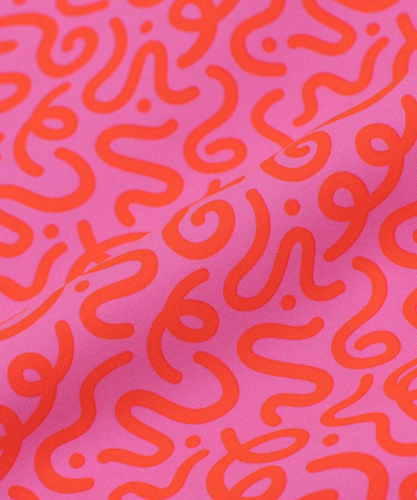 Мужские плавки Billalei Doodle Wave - Розовый Punch