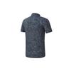 Fila Golf Series All Over Print Casual Short Sleeve Polo Shirt Men Polo Shirts Deep-Black A11M315107F-BK