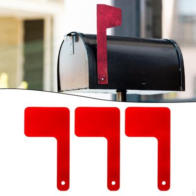 3 шт. Флаги для почтовых ящиков для исходящей почты, принадлежности, украшение, легко установить, для улицы
