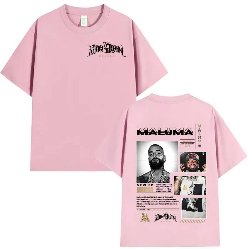 Rapper MALUMA 2024 Album Graphic T Shirt Hip Hop Retro Style Short Sleeve T-shirt Fashion Oversized Cotton Tees Streetwear Unisex