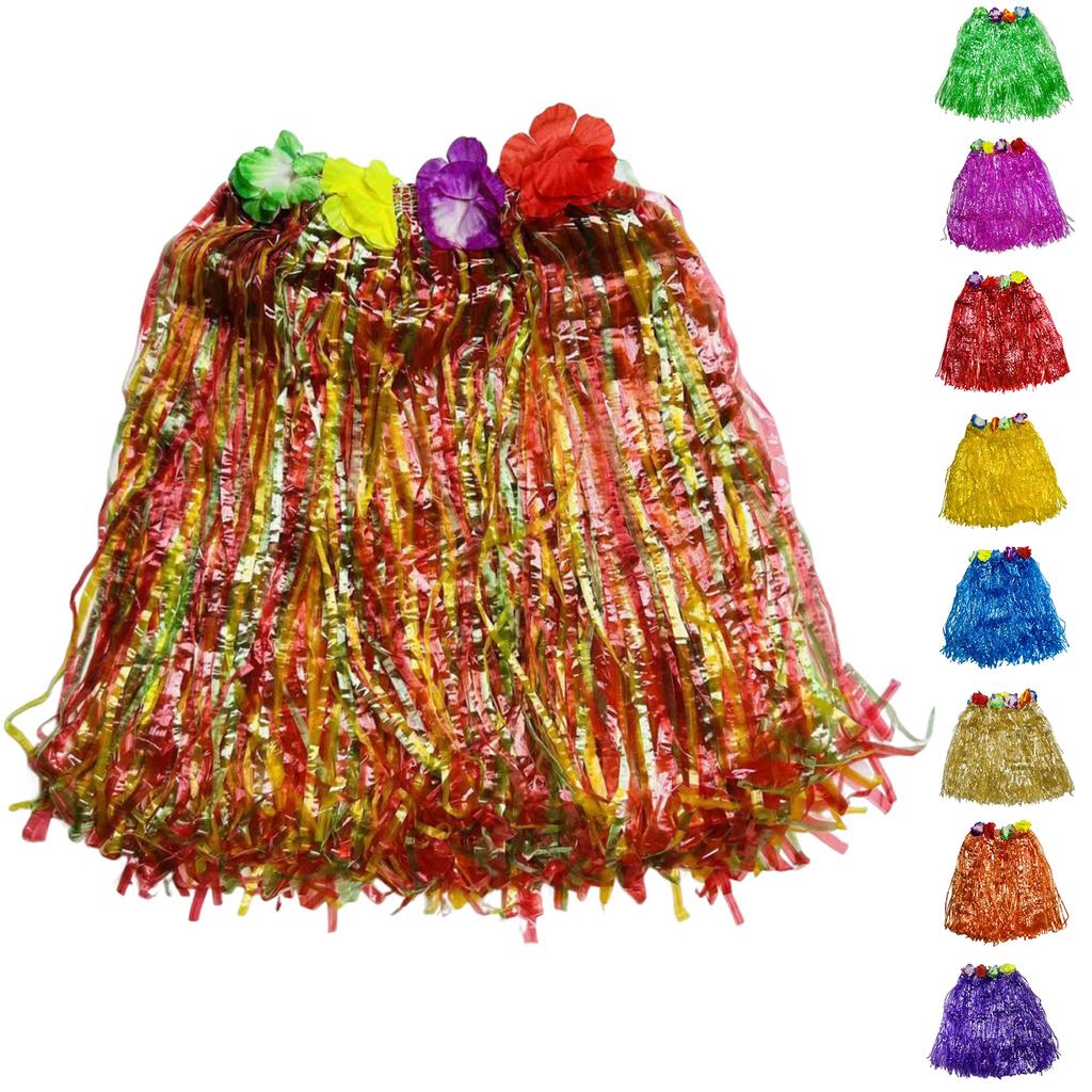 Костюм для карнавального бала, танцевальный костюм, комплект травяной юбки, детская травяная юбка