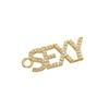 ZHUKOU CZ Хрустальные подвески-буквы BABE SEXY для DIY ручной работы серьги ожерелье Аксессуары для изготовления ювелирных изделий Компоненты модель:VD700