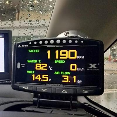 Оригинальный Lufi X1 revolution OBD OBD2 метр Умный Цифровой Многофункциональный Английская Версия Датчик для автомобиля