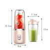 Juice Maker Electric Juicer Blue/Pink Smoothie Blender Mixer Fruit Juicer Cup  Milkshake