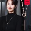 Элегантное длинное женское ожерелье-свитер: Универсальная подвеска высокого класса для трансграничной моды